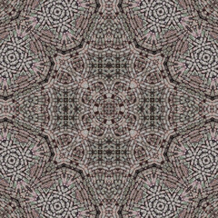 Seamless abstract symmetrical wonderful pattern. Kaleidoscope pattern texture