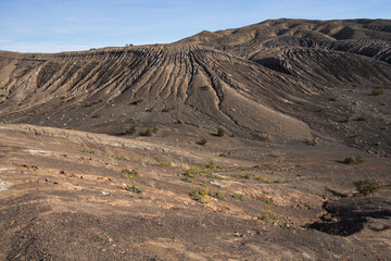 Ubehebe Crater Rim Trail at Death Valley National Park, California