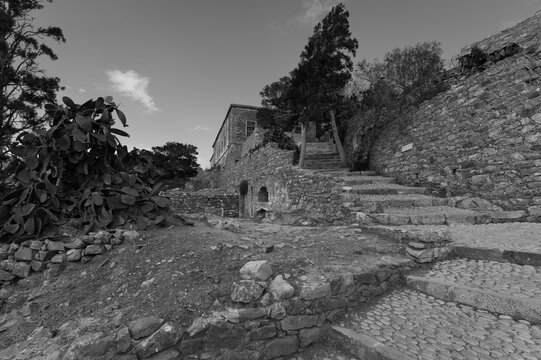 historic buildings on spinalonga island