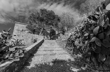 Fototapeta premium historic buildings on spinalonga island