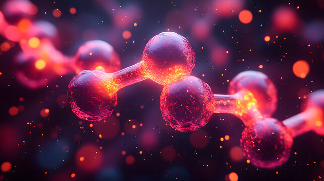 Astonishing Artistic Depiction of London Dispersion Forces Highlighting Molecular Attraction and Interaction