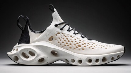 High-quality sneaker design showcasing sleek lines and innovative materials