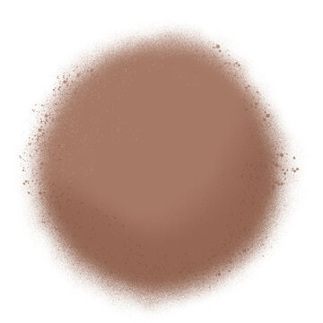 Colour of the year 2025, Mocha Mousse - Watercolor Graffiti Spot - Shape Textur