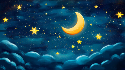 Celestial theme background. Stellar. Illustration