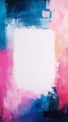 invitation template paint with brushstroke