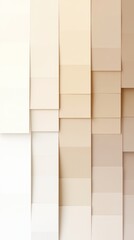 Beige and Cream Abstract Texture: A mesmerizing pattern of overlapping beige and cream rectangles creates a sophisticated and calming abstract background.