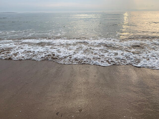 beach, sea, sand, water
