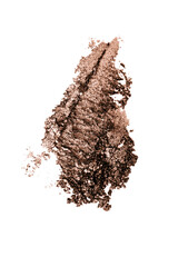 Detailed image of rich brown powder texture showcasing makeup applications and trends. Highlighting the earthy tones used in cosmetic products. Demonstrating color of 2025 year.