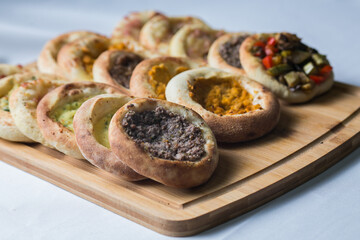 bruschetta with tomato and oil