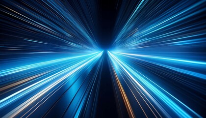 dynamic motion blur of fast moving blue streaks speed motion rapid blurred streaks abstract energy velocity