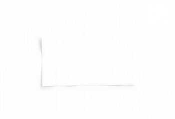 blank white paper on white