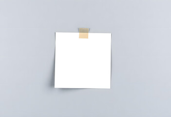 blank note paper with clip
