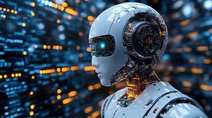 Fototapeta premium machine learning and AI models