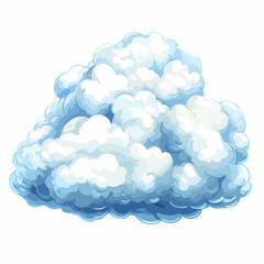 White Fluffy Cloud on Blue Sky Storage Solution