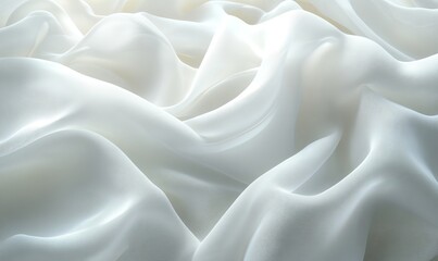 Obraz premium Abstract White Background, Generative AI