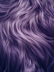 Fototapeta premium Pony hair fur abstract background. Purple colors.