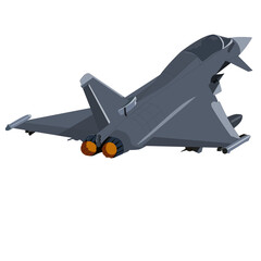 Jet fighter, military aircraft 