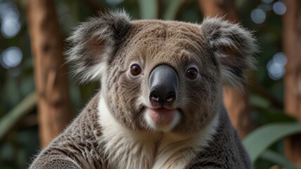 Fototapeta premium Koala on Tree