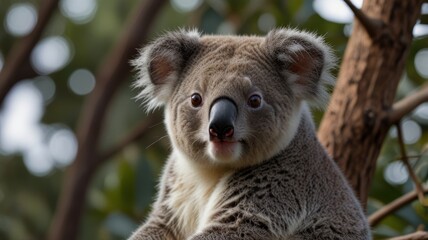 Koala on Tree