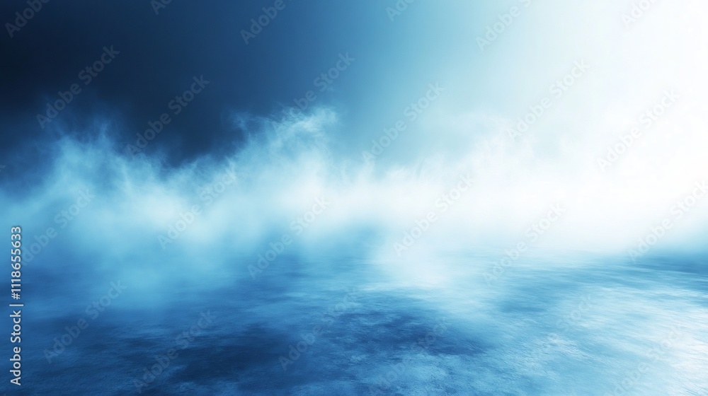 Poster plain background soft gradients of light blue fading into white plenty of copy space a clean minimal