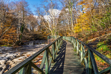 Suuctu waterfalls in Mustafakemalpasa, Bursa