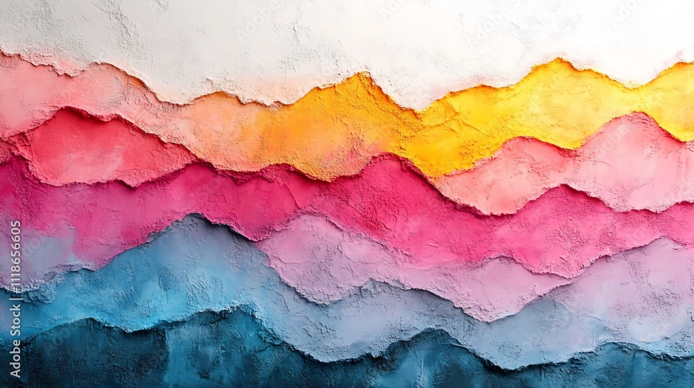 Poster playful and whimsical background with abstract pastel shapes creating a joyful design with plenty of