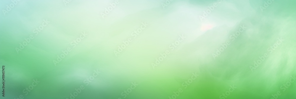 Poster serene green background light green mint tones softly blending together creating ample space for des