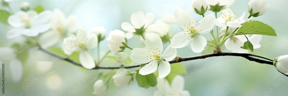 Poster serene green backdrop with gradients blending mint and soft forest hues offering a tranquil canvas f