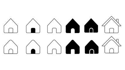 Home icon isolated