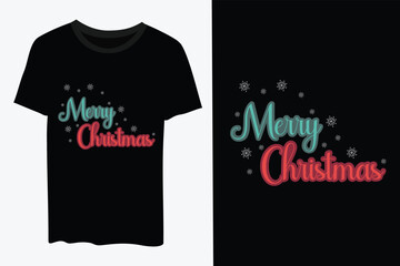 Merry Christmas t shirt design, typography christmas t shirt vector design