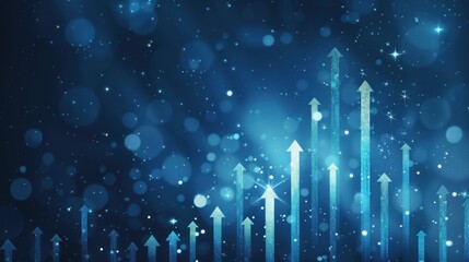 A close-up view of a stock chart displayed on a computer screen. This image can be used to represent financial analysis, stock market trends, or investment strategies