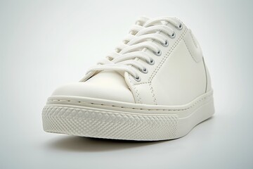 Stylish white sneaker showcasing modern design and comfort for everyday wear.