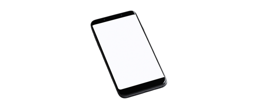 Smartphone with blank mock up screen is on top of wood table with supplies. Top view, flat lay.
- Powered by Adobe