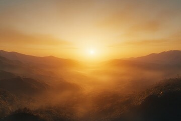 Golden Hour Mountains