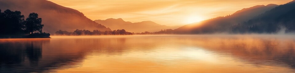 Obraz premium Golden Hour Serenity