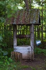 old dilapidated well in the yard