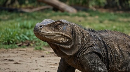 Obraz premium Fiji Iguana Portrait