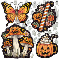 illustration of a halloween pumpkin