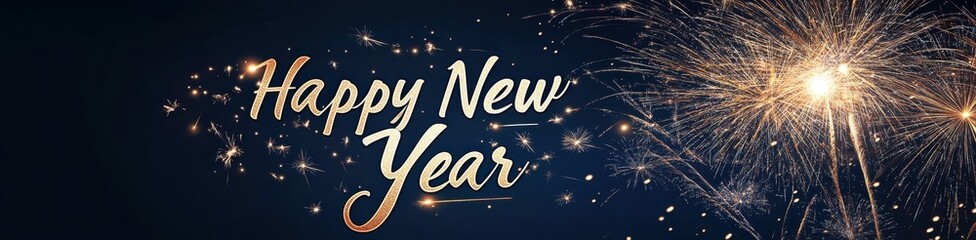 Obraz premium Fireworks text 