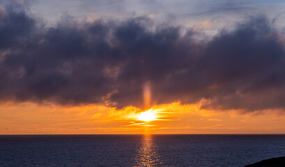 Stunning Sunrise Over Victoria on Vancouver Island, BC, Canada