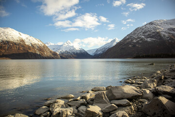lake in the mountains