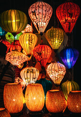 A Colorful Vietnamese Lantern Shop in Hoi An