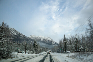 road in winter