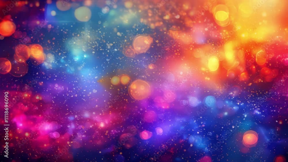 Aufkleber colorful light patterns create a vibrant abstract background for artistic expressions