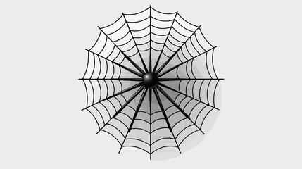 Obraz premium Spider Web Vector Symbol Icon for Design Purposes - Illustration