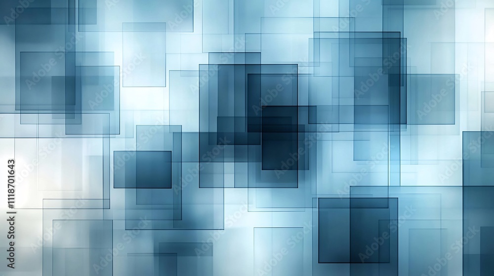 Poster professional presentation background soft geometric shapes light blue gradients and open areas for i