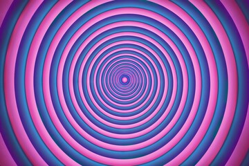 Hypnotic circle optical illusion background with moving circles.