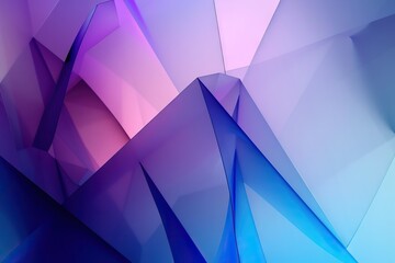 Obraz premium Geometric design in blue purple and light blue for various uses.