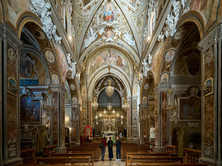 Chiesa di San Francesco di Paola, late gothic and mannerist styled church in Palermo, Italy	