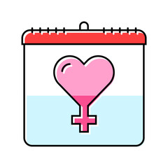 mens international day color icon vector. mens international day sign. isolated symbol illustration